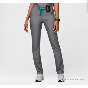 Figs Yola Skinny Scrub Pants - TALL. Graphite!
